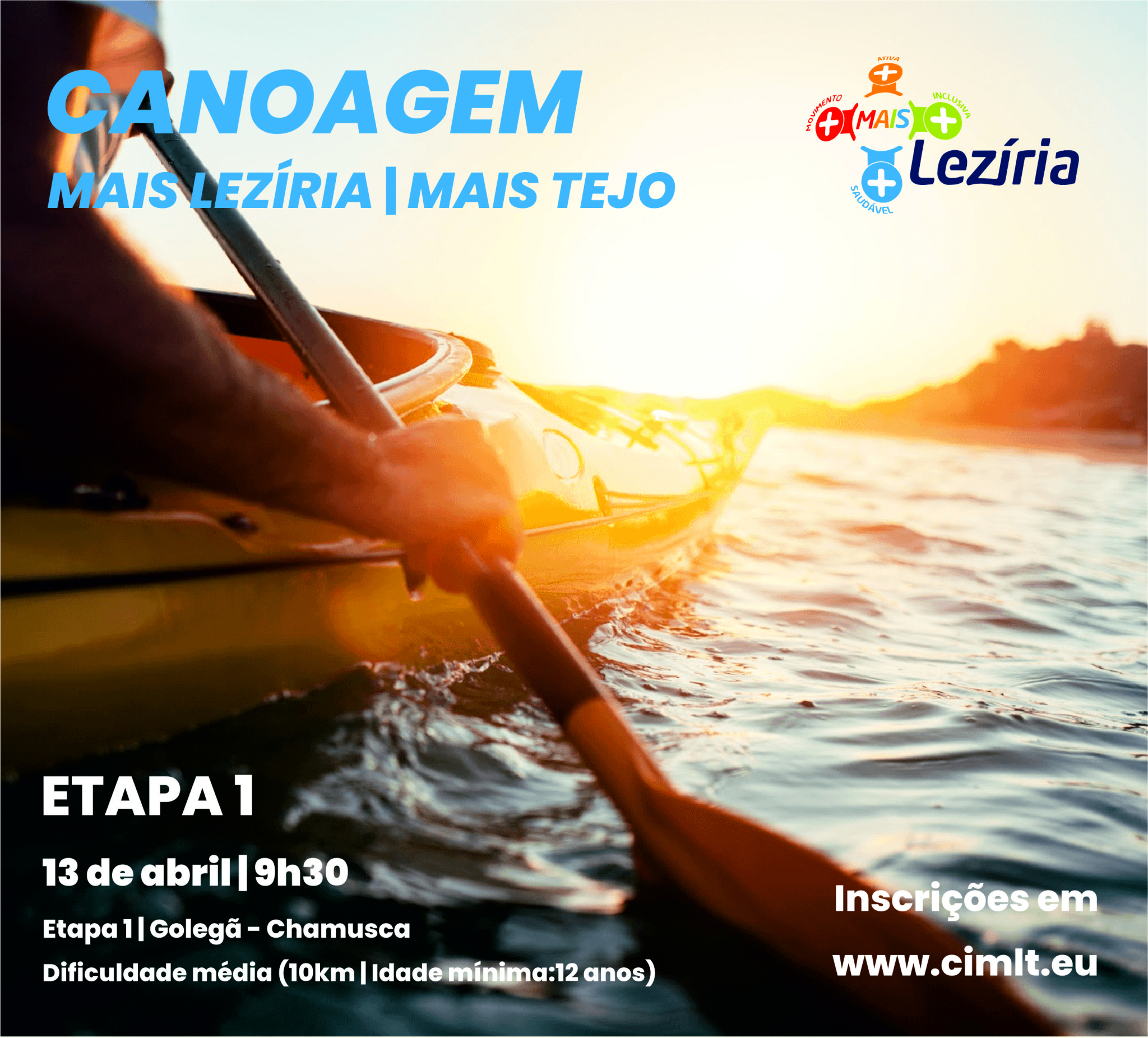 INSCRIÇÕES ENCERRADAS - ETAPA 1 DA CANOAGEM MAIS LEZÍRIA | MAIS TEJO